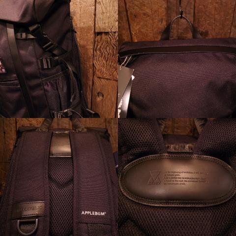 APPLEBUM × Makavelic / BLACK BACKPACK [BLACK] - THINKTANK ltd