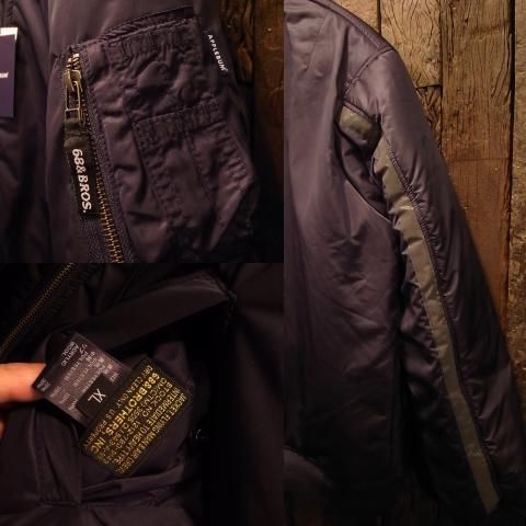 APPLEBUM × 68&Brothers / MA-1 *JAZZ [NAVY × JAZZ TEXTILE