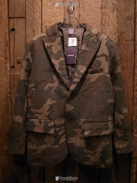 APPLEBUM / CAMO TWEED TAILORED JACKET [WOODLAND CAMO] - THINKTANK  ltd.[Dove&Bucks.] WEB SHOP