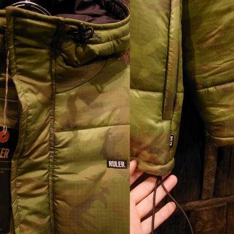 RULER / RIP-STOP DOWN JACKET [O.D. CAMO] - THINKTANK ltd.[Dove&Bucks.] WEB  SHOP