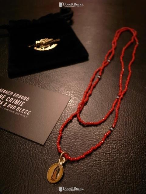 CRIMIE / MARIA BEADS NECKLACE [RED] - THINKTANK ltd.[Dove&Bucks.] WEB SHOP