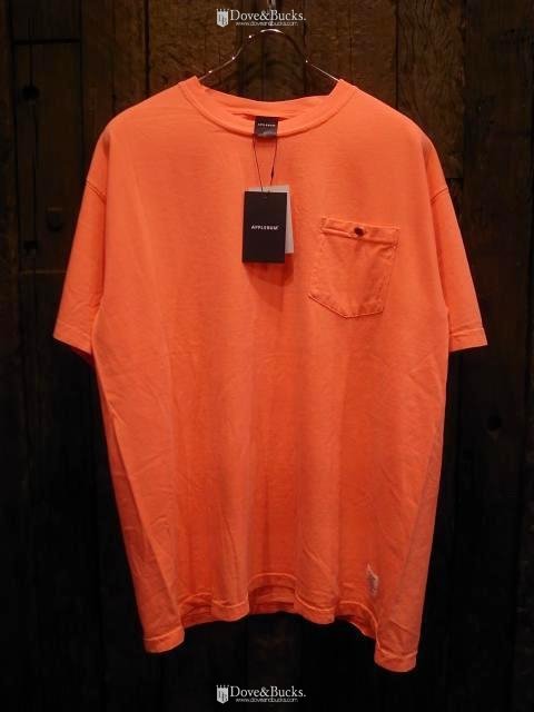 APPLEBUM / CONCHO OVER-DYE POCKET T-SHIRT [NEON ORANGE] - THINKTANK  ltd.[Dove&Bucks.] WEB SHOP