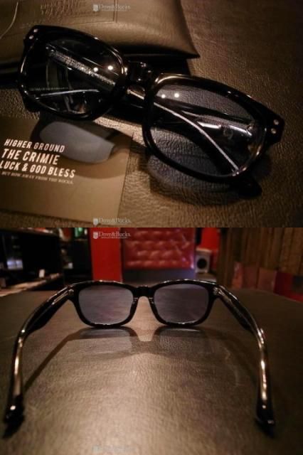 CRIMIE / ROB *ROB BIKER SHADE SUNGLASSES [BLUE] - THINKTANK ltd