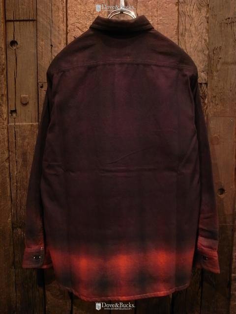 APPLEBUM / BLACK DYE CHECK SHIRT [RED] - THINKTANK ltd.[Dove&Bucks.] WEB  SHOP