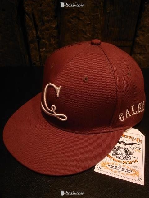 CALEE / COTTON TWILL BASE BALL CAP [BURGUNDY × WHITE] - THINKTANK