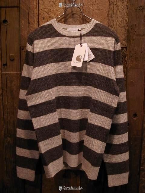 Carhartt WIP / JEFFERSON SWEATER [GREY × BLACK] - THINKTANK ltd