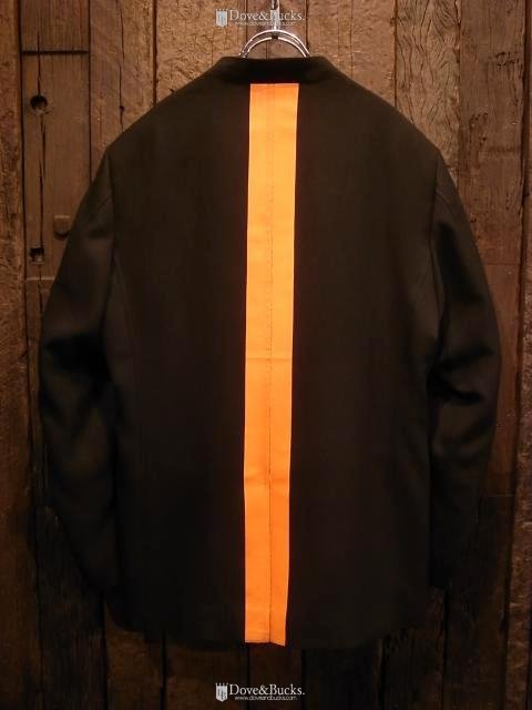 MAGIC STICK / LINED 2B JKT [BLACK × ORANGE] - THINKTANK ltd.[Dove&Bucks.]  WEB SHOP