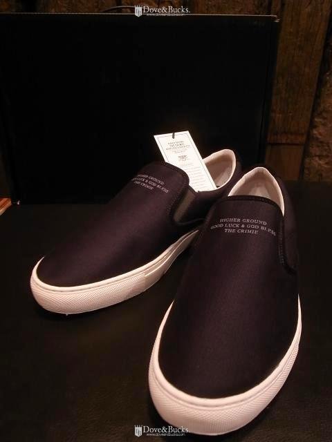 CRIMIE / MILITARY SLIPON SNEAKER [BLACK] - THINKTANK ltd.[Dove&Bucks.] WEB  SHOP