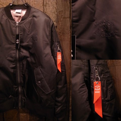 BORN X RAISED / MA1-JACKET [BLACK] - THINKTANK ltd.[Dove&Bucks.] WEB SHOP