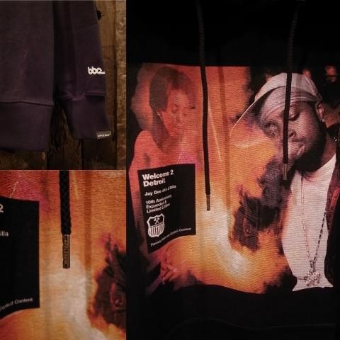 新品 パーカー Jay dee SIZE XL APPLEBUM APPLEBUM × BBE / Beat Generation J Dilla *SWEAT PARKA [BLACK