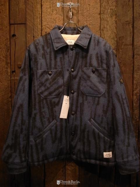 CRIMIE / WOOL BOA TIGER JACKET [BLUE] - THINKTANK ltd.[Dove&Bucks.] WEB SHOP