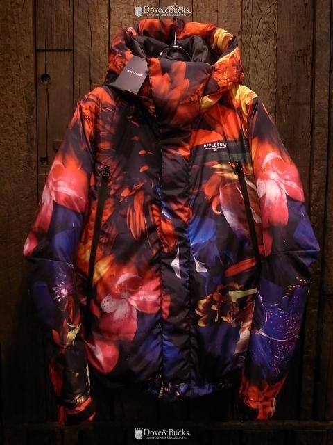 APPLEBUM / FLOWER BLACK *INNER COTTON HOOD JACKET [FLOWER BLACK] -  THINKTANK ltd.[Dove&Bucks.] WEB SHOP