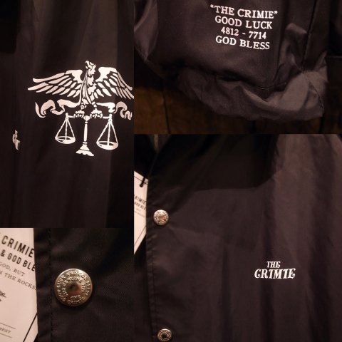 CRIMIE / HOOD COACHES THE LIFE JACKET [BLACK] - THINKTANK ltd.[Dove&Bucks.]  WEB SHOP