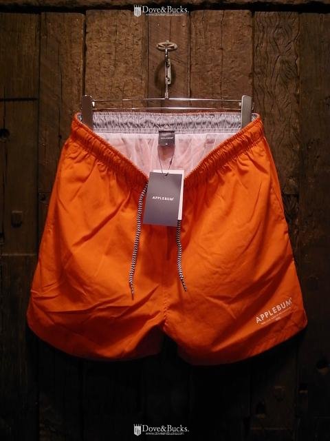 APPLEBUM / SWIM PANTS [ORANGE] - THINKTANK ltd.[Dove&Bucks.] WEB SHOP