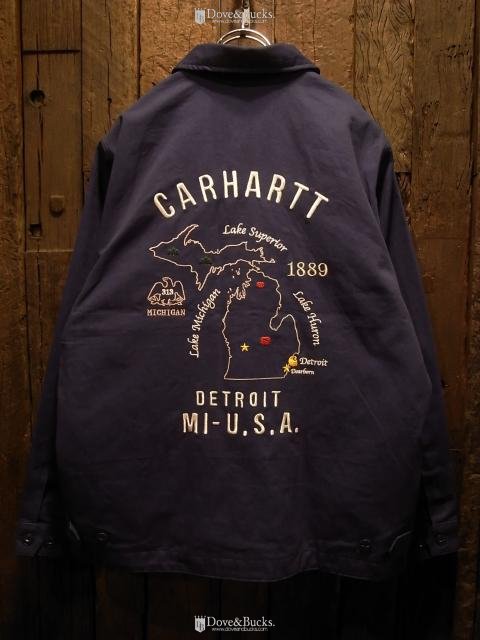 Carhartt ジャケット 背面刺繍 ネイビー