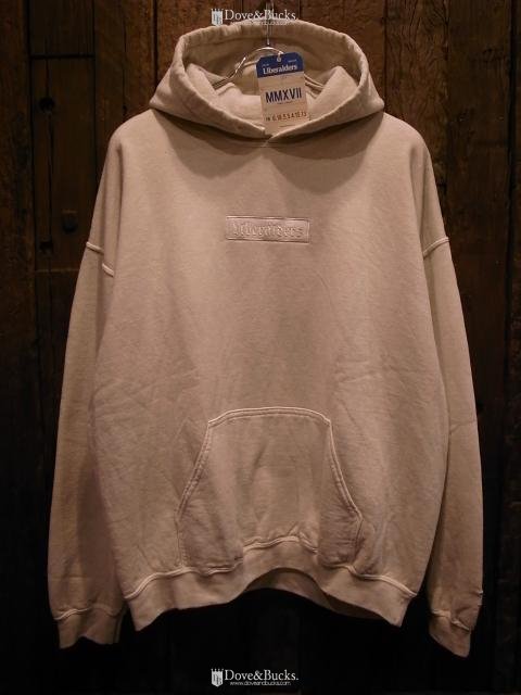 Liberaiders / GERMAN LOGO OVERDYED PULLOVER HOODIE [WHITE *OFF