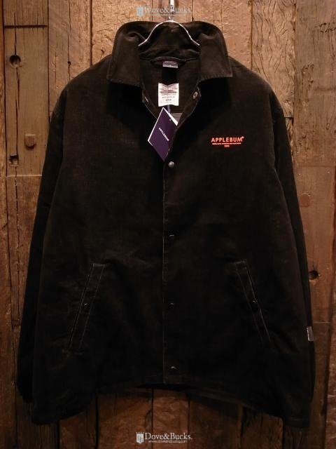 APPLEBUM / CORDUROY COACH JACKET [BLACK] - THINKTANK ltd.[Dove&Bucks.] WEB  SHOP