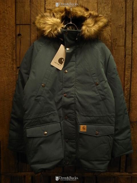 Carhartt WIP / TRAPPER PARKA [DARK FIR *GREEN] - THINKTANK ltd