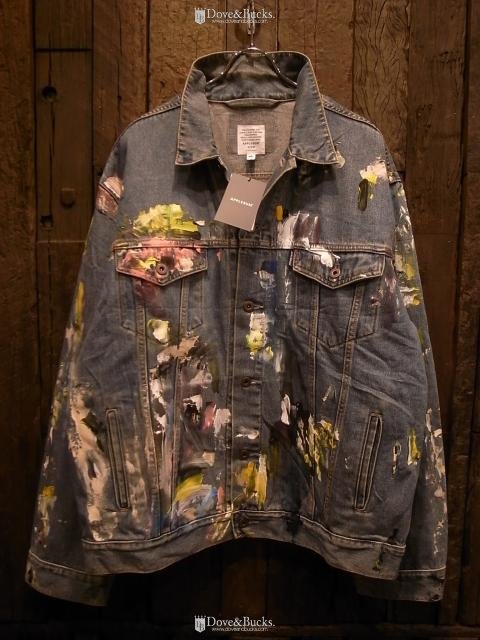 APPLEBUM / PAINT DENIM JACKET [INDIGO] - THINKTANK ltd.[Dove&Bucks ...