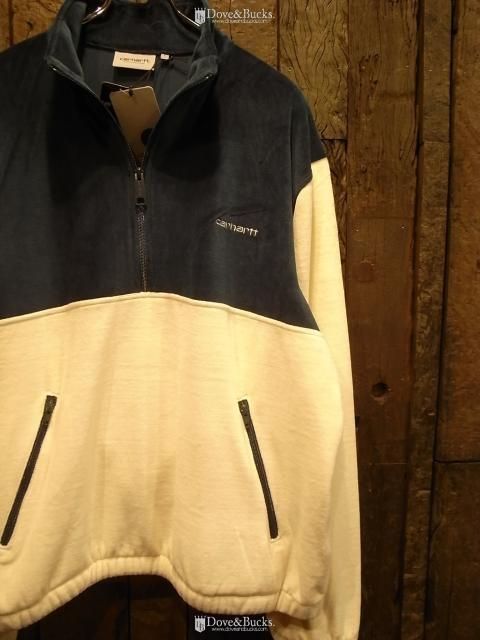 Carhartt WIP TILA PULLOVER FLOUR DUCK BLUE THINKTANK ltd. Dove Bucks. WEB SHOP