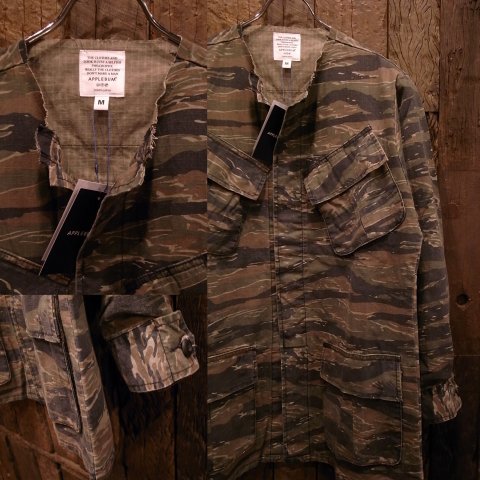 APPLEBUM / COVER ART *MILITARY JACKET [TIGER CAMO] - THINKTANK  ltd.[Dove&Bucks.] WEB SHOP