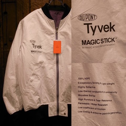 MAGIC STICK / REVERSIBLE LINED TYPE L-2B [WHITE × DARK NAVY *PURPLE] -  THINKTANK ltd.[Dove&Bucks.] WEB SHOP