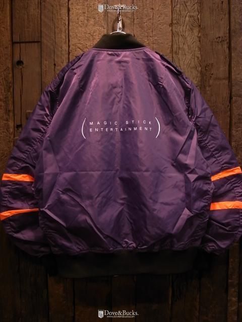 MAGIC STICK / REVERSIBLE LINED TYPE L-2B [DARK NAVY *PURPLE × WHITE] -  THINKTANK ltd.[Dove&Bucks.] WEB SHOP