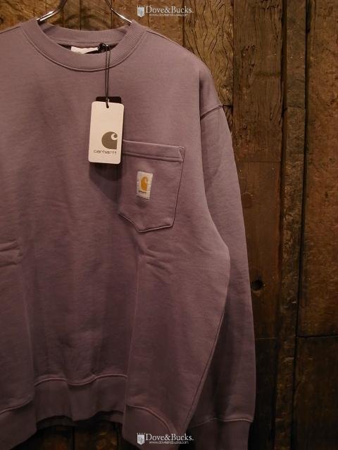 Carhartt WIP / POCKET SWEAT SHIRT [DECENT PURPLE] - THINKTANK ltd