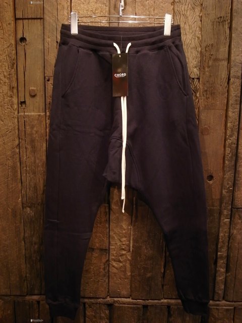 CHORD NUMBER EIGHT / SARROUEL SWEAT PANTS [BLACK] - THINKTANK ltd