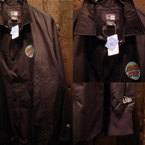 new era. × SANTA CRUZ / Coach Jacket [BLACK] - THINKTANK ltd.[Dove&Bucks.]  WEB SHOP