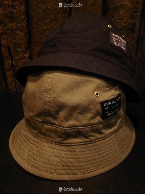 ACAPULCO GOLD / AG RIP-STOP BUCKET HAT - THINKTANK ltd.[Dove&Bucks