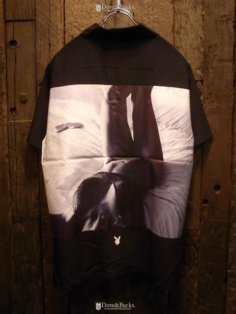 CRIMIE × PLAYBOY / PLAYBOY BED PHOTO SHIRT [BLACK] - THINKTANK  ltd.[Dove&Bucks.] WEB SHOP