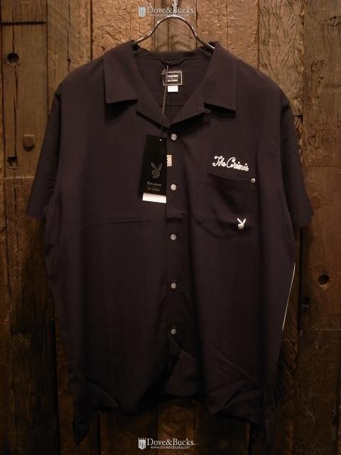 CRIMIE × PLAYBOY / PLAYBOY BED PHOTO SHIRT [BLACK] - THINKTANK  ltd.[Dove&Bucks.] WEB SHOP