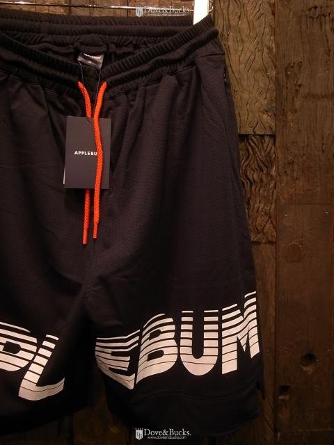 APPLEBUM / LOGO *BASKETBALL MESH SHORTS [BLACK] - THINKTANK  ltd.[Dove&Bucks.] WEB SHOP