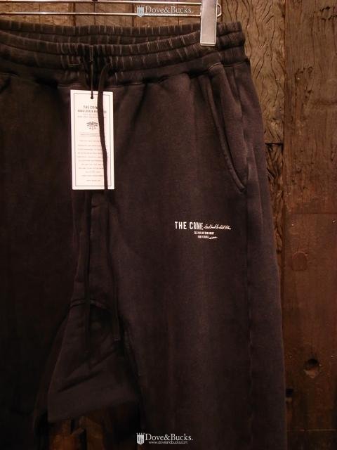 CRIMIE / VINTAGE OVERDYE SARROUEL SWEAT PANTS [BLACK] - THINKTANK  ltd.[Dove&Bucks.] WEB SHOP