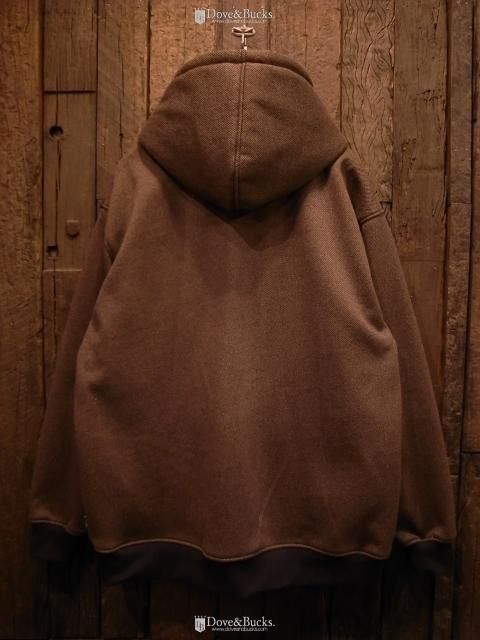 TOYPLANE / MILITIA ZIP UP HOODY [BROWN] - THINKTANK ltd ...