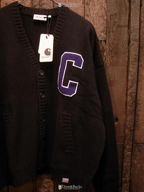 Carhartt WIP / PEMBROKE CARDIGAN [BLACK × METRO BLUE] - THINKTANK  ltd.[Dove&Bucks.] WEB SHOP