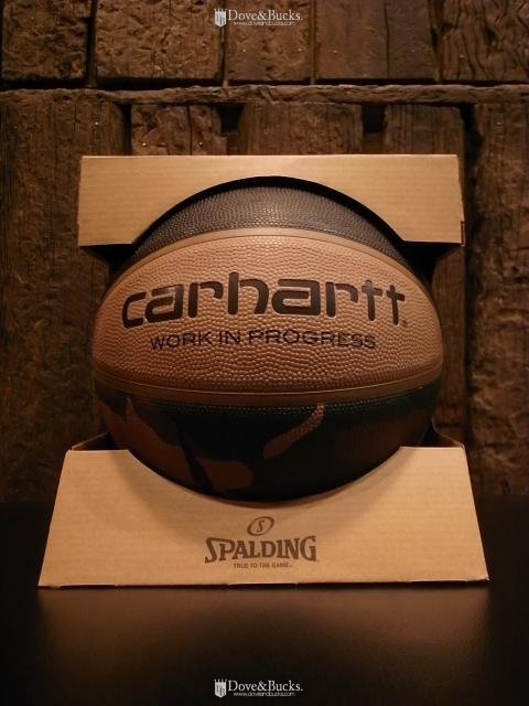 Carhartt WIP × SPALDING / VALIANT 4 BASKETBALL [CAMO LAUREL, BLACK