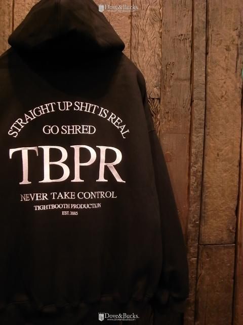 TIGHTBOOTH / STRAIGHT UP HOODIE [BLACK] - THINKTANK ltd.[Dove&Bucks.] WEB  SHOP