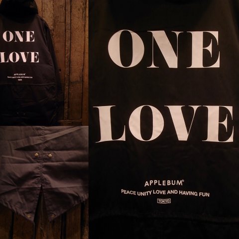 APPLEBUM / ONE LOVE *MODS COAT [BLACK] - THINKTANK ltd.[Dove&Bucks 