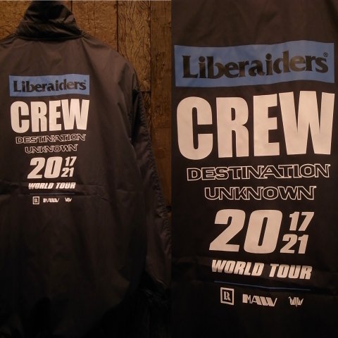 Liberaiders / LIBERAIDERS TOUR COACH JACKET [BLACK] - THINKTANK