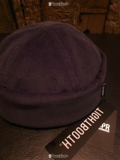 TIGHTBOOTH / CORD ROLL CAP [BLACK] - THINKTANK ltd.[Dove&Bucks.] WEB SHOP