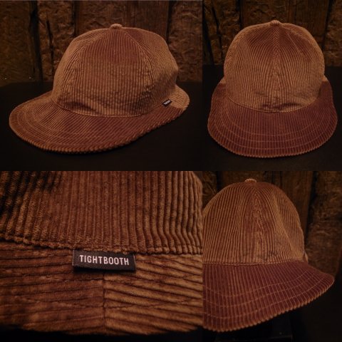 TIGHTBOOTH / CORD HELMET CAP [BROWN] - THINKTANK ltd.[Dove&Bucks