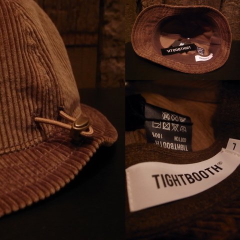 TIGHTBOOTH / CORD HELMET CAP [BROWN] - THINKTANK ltd.[Dove&Bucks