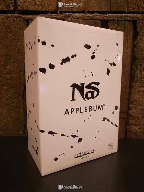 Bearbrick x Nas x APPLEBUM 1000% White - US