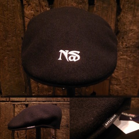 APPLEBUM × NAS × KANGOL / KANGOL Hunting Cap [BLACK] - THINKTANK  ltd.[Dove&Bucks.] WEB SHOP