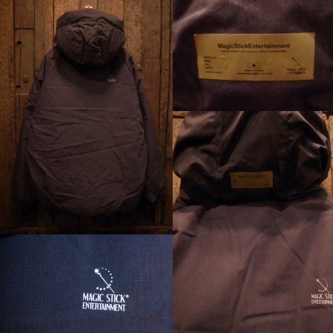 MAGIC STICK × NANGA / AURORA DOWN JACKET MS ver. [BLACK *FIRE RESISTANT] -  THINKTANK ltd.[Dove&Bucks.] WEB SHOP