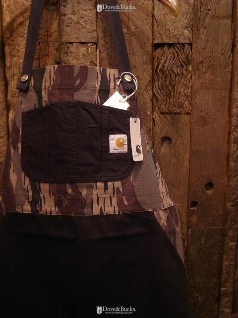 Carhartt WIP / TONARE BIB APRON [CAMO UNITE × Black rinsed 