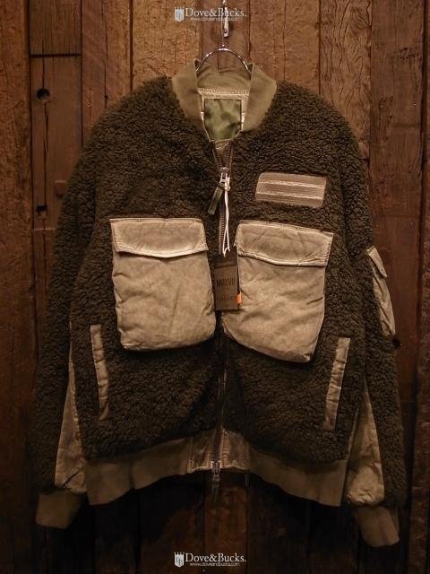 Liberaiders / PILE FLEECE OVERDYED JACKET [OLIVE] - THINKTANK  ltd.[Dove&Bucks.] WEB SHOP