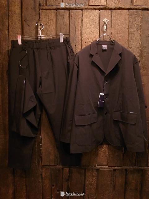 APPLEBUM / RELAX SUIT SETUP [BLACK] - THINKTANK ltd.[Dove&Bucks